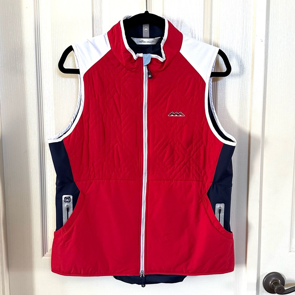 Peter Millar Ladies Golf Vest w/ Mountain Club Logo